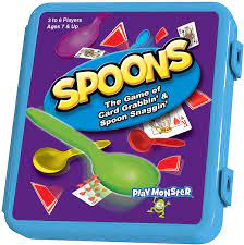 If a player has a 4 of a kind or a double run of 3 or more cards like jack jack queen queen king and king they can play those cards at any time during. Amazon Com Playmonster Spoons The Game Of Card Grabbin Spoon Snaggin 6772 Toys Games