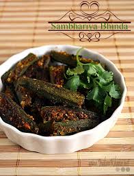Gujurati Sambhariya Bhindi Recipe Okra Recipes Indian Food Recipes Vegetarian Indian Food Recipes
