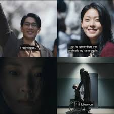 The last episode of "Light Shop" movie, even if Lee Ji Young helped Kim  Hyun Min to recover, but she is still not satisfied that why Hyun Min  didn't remember her when