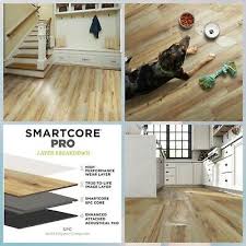 Pro is a solid and tough product where you can use vacuum for cleaning. Smartcore Pro 7 Piece 7 08 In X 48 03 In Burbank Oak Luxury Vinyl Plank Flooring Ebay
