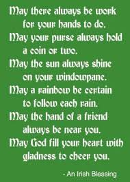 A traditional irish christmas blessing in english is: Irish Blessings At The Irish Gift House