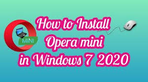 Related topics about opera mini. How To Install Opera Mini In Windows 7 2020 Youtube