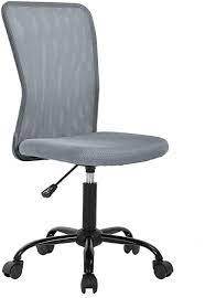 An office chair, or desk chair, is a type of chair that is designed for use at a desk in an office. Amazon Com Office Chair Meet Perfect Mid Back Armless Ergonomic Adjustable Rolling Swivel Back Support Executive Desk Chair Computer Mesh Chair Modern Task Chair With Wheels For Home And Office Grey Kitchen Dining