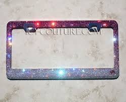 Mar 28, 2021 · license plate frames are made from plastic or a metal base. Pink Fade Swarovski Crystal Bling License Plate Frames Car Bling Bling License Plate Frames Girly Car