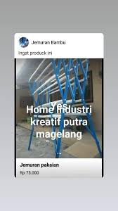 Dengan 9 batang palangannya, bisa menampung sekitar 50 potong pakaian orang dewasa. Jemuran Baju Home Facebook