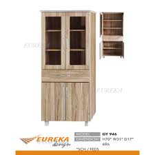 With its two adjustable shelves, storage can be maximized and customized to accommodate large and small items. Pre Order 2 5ft Tall Kitchen Storage Cabinet Kabinet Dapur Tinggi Door Shelf Deliver Installation Klang Valley Shopee Malaysia