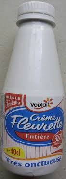 Parce que nous vous proposons des solutions d'assurance professionnelle adaptées aux spécificités de votre entreprise. Creme Fleurette Yoplait 40 Cl E