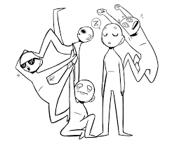 Oml Squad Base Drawing By Ludwigetc On Deviantart Drawing Base Funny Drawings Draw The Squad