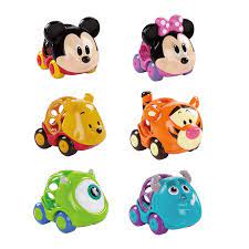 bright starts disney baby go grippers collection push cars disney friends ages 12 months walmart com disney baby toys best baby toys baby toys