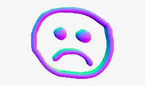 Select from premium sad face of the highest quality. Face Vaporwave Png Vaporwave Sad Face Transparent Png 492x418 Free Download On Nicepng