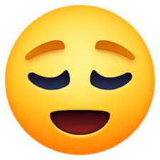 Relieved Face Emoji On Facebook 4 0 Ios Emoji Emoji Emoji Faces