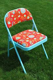 Folding Chair Makeover Folding Chair Makeover Chair Makeover Folding Chair