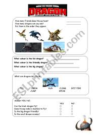 The original firefighter's prayer is also included. How To Train Your Dragon Movie Trailer Worksheet Esl Worksheet By Celestito