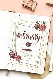 Bullet Journal Monthly Cover Ideas For February 2020 Crazy Laura Bullet Journal Cover Ideas Bullet Journal Aesthetic Bullet Journal Art