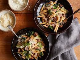 Chickpea Pasta With Sausage And Escarole Recipe Chickpea Pasta Food Network Recipes Pasta Dishes