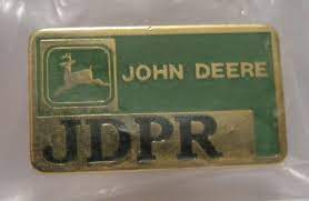 John Deere JDPR Hat Lapel Pin Leaping Deer Logo Farm Ag Badge Collectible  NEW! | eBay