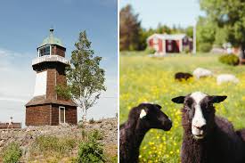 The preserved main village of holmö by is surrounded by open fields separated by. Upptack Holmoarna Visit Umea