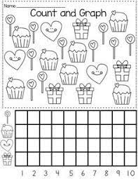 Hay tantísimas opciones para mantener la atención de los chiquititos: Valentine S Day Graph Fichas De Matematicas Para Guarderia Hojas De Trabajo Jardin De Infancia Actividades Graficas