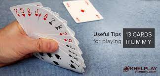 When 5 or more people play, two decks shuffled together (108 cards) should be used. Useful Tips For Playing 13 Cards Rummy