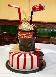Texas monkey is a genius! Asked A Friend To Make A Coke Cake For My 7 Year Olds Birthday Did Not Expect This 9gag