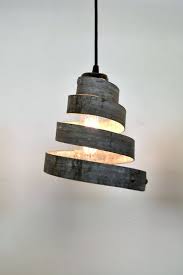 Corba Belkina Pendant Wine Barrel Ring Light 100 Recycled Lampe Suspension Mobilier De Salon Elegance Rustique