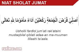 Bacaan Niat Tata Cara Sholat Jumat Beserta Gambarnya Runimas