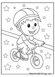 Bike riding coloring page a free sports coloring printable. Bicycles Coloring Pages Updated 2021