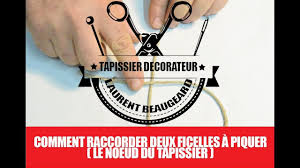 Mon Cours De Tapisserie Raccorder Deux Ficelles A Piquer Ficelle Tapisserie Pique