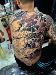Xăm cá chép hóa rồng sau lưng tại trần kỹ quận 9 tphcm. Hinh XÄƒm Ca Chep Kin LÆ°ng Ä'áº¹p Tattoo Ca Chep Full LÆ°ng