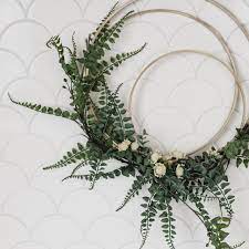 Whether on your front door, windows, or inside your home, wreaths can be traditional or modern; Diy Modern Fall Wreath Love Create Celebrate