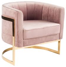 Add to wishlist remove from wishlist. Mica Gold Accent Chair Blush Pink Contemporary Armchairs And Accent Chairs By Statements By J Houzz