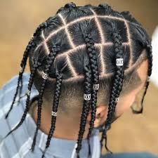 As the long hair on the top of the head is braided to the scalp, the extra length can fall to the sides or back. 27 Cool Box Braids Hairstyles For Men 2021 Styles