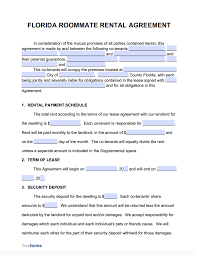 See full list on themortgagereports.com Free Florida Roommate Agreement Template Pdf Word