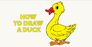 Find great offers online now! How To Draw A Duck In A Few Easy Steps Easy Drawing Guides