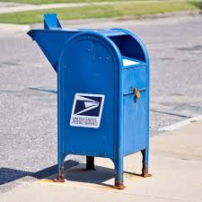 U S Postal Service Mailbox Mailbox Vintage Mailbox Antique Mailbox