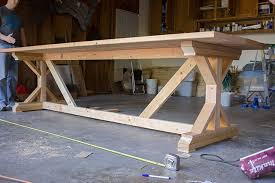 Kitchen Chronicles Building A Fancy X Farmhouse Table Farmhouse Table Farmhouse Dining Table Farmhouse Diy