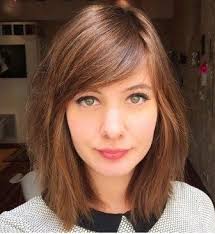 Side Fringe For Shoulder Length Hair Hair For Big Foreheads Hair Big Forehead Shoulder Length Layered Hair