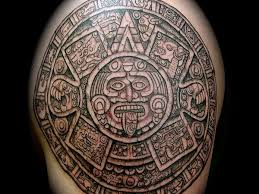 This mayan art tattoo design is done on the hands and this also has dark bands. Best Tattoo Design Ideas For Your Mayan Calendar Tattoo Body Tattoo Art
