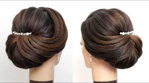 New Bridal Hairstyle For Girls Latest Wedding Updo Hair Tutorial New Bridal Hairstyle Hair Tutorial Bun Hairstyles For Long Hair