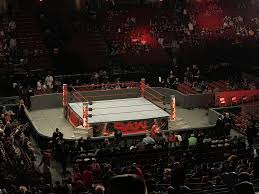 wells fargo center section cb12 row 2 wwe monday