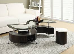 Coasters are ideal on kitchen countertops, bar carts and dining. Coaster Furniture Cappuccino Wood Glass Storage Coffee Table Set The Classy Home
