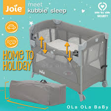 Joie Kubbie Sleep Foggy Gray Satellite Shopee Malaysia