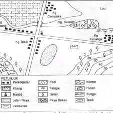 Lengkapkan peta dengan arah mata angin utara, petunjuk, tajuk peta yang sesuai dan bingkai peta. Geografi Peta Lakar