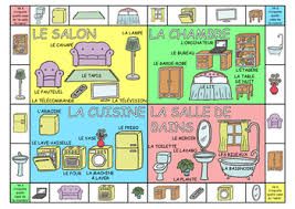 Photos de meubles de salon. La Maison Et Les Meubles Worksheets Teaching Resources Tpt