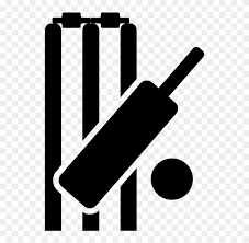 Cricket bat clipart black and white. Cricket Png Cricket Logo Black And White Clipart 1077931 Pikpng