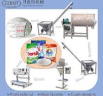 High Production Capacity Washing Powder Production Line Cutting Machine  Powder Packing Machine