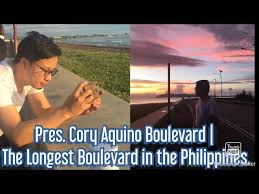 There's a cory aquino memorial shrine located at the intersection of roxas boulevard and padre burgos drive in manila city. Pres Cory Aquino Boulevard The Longest Boulevard In The Philippines I Bagasbas Daet Cam Norte Youtube