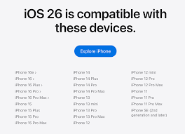 Jaká zařízení budou podporována v nových systémech iOS 26 , iPadOS 26, macOS Tahoe a další? - AppleKing Blog