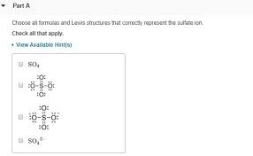 S4 (or simply s4) stands for stanford stratified structure solver, a frequency domain code to solve the linear maxwell's equations in layered periodic structures. Solved Parta Choose All Formulas And Lewis Structures Th Chegg Com