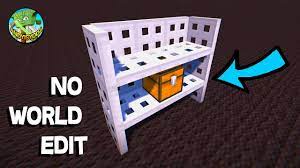 How do you make a door trap in minecraft? Make Vertical Iron Trapdoor Shelves No World Edit Youtube